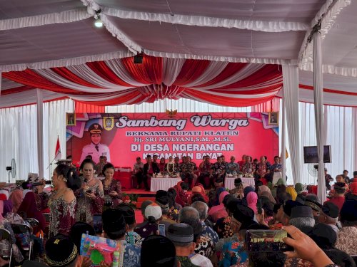 Sambang Warga Desa Ngerangan Kecamatan Bayat