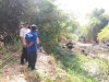 CAMAT BAYAT MELAKUKAN PENGECEKAN KEGIATAN NORMALISASI SUNGAI DENGKENG DI DESA TALANG KECAMATAN BAYAT