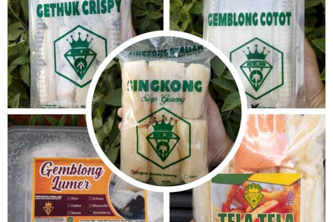 HASIL PENGOLAHAN SINGKONG OLEH KELOMPOK WANITA TANI DESA KRIKILAN