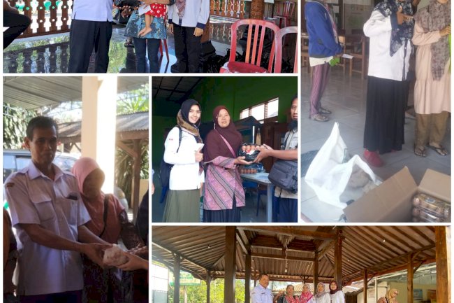 PENYALURAN BANTUAN PANGAN DI KECAMATAN BAYAT