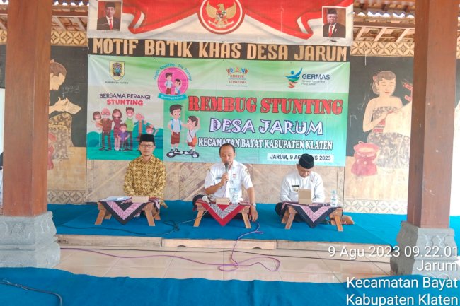 REMBUK STUNTING DESA JARUM KECAMATAN BAYAT