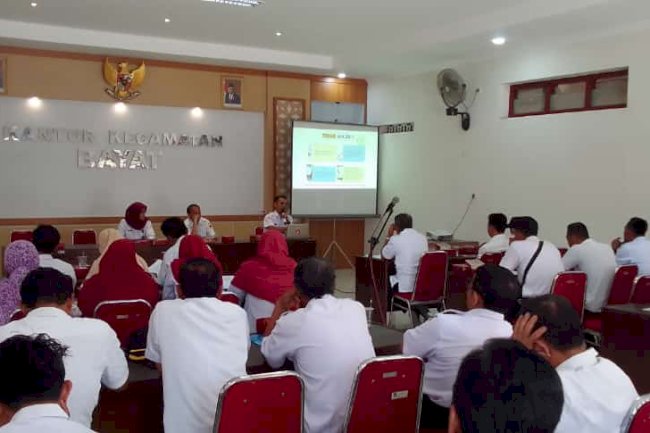 SOSIALISASI ANTIKORUPSI OLEH PERANGKAT DAERAH KEPADA PIHAK INTERNAL DAN EXTERNAL DI KECAMATAN BAYAT