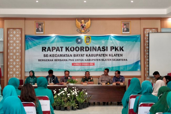 Rapat Koordinasi PKK Se-Kecamatan Bayat 