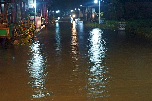 Hujan Deras Picu Beberapa Genangan AIr di Sebagian Wilayah Kecamatan Bayat