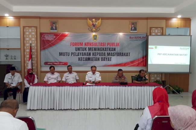 Forum Konsultasi Publik Kecamatan Bayat Tahun 2024