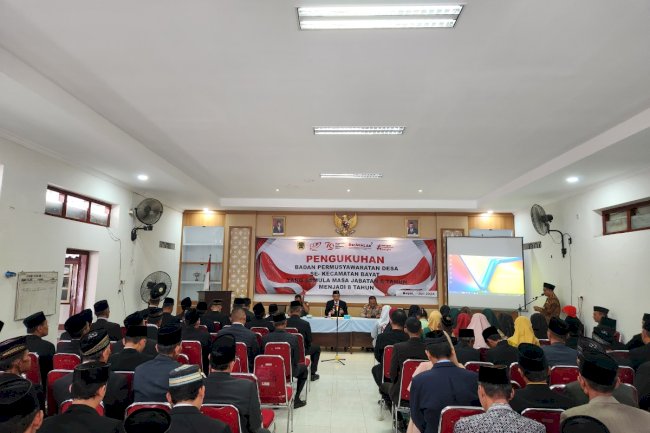 Pengukuhan BPD Semula masa jabatan 6 tahun menjadi 8 tahun SeKecamatan Bayat