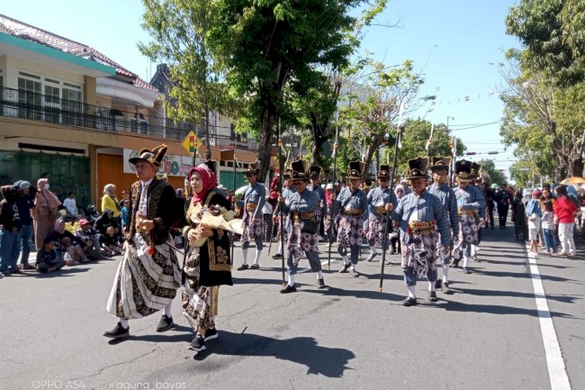 Karnaval Budaya Dalam Rangka Hari Ulang Tahun (HUT) ke- 79 RI di Jalan Pemuda Klaten