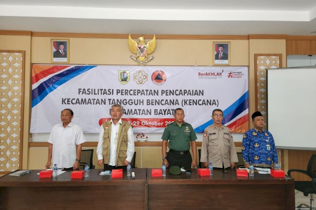 Fasilitasi Percepatan Pencapaian Kecamatan Tangguh Bencana (KENCANA) Kecamatan Bayat Tahun 2024