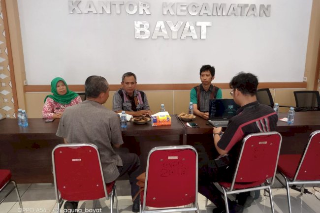 Pendampingan Peningkatan Kualitas Website Kecamatan Bayat oleh Diskominfo Kabupaten Klaten