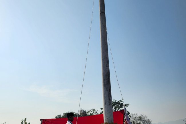 Kecamatan Bayat Gelar Upacara HUT ke-80 Republik Indonesia Tahun 2025 di Lapangan Lemah Miring Paseban Bayat