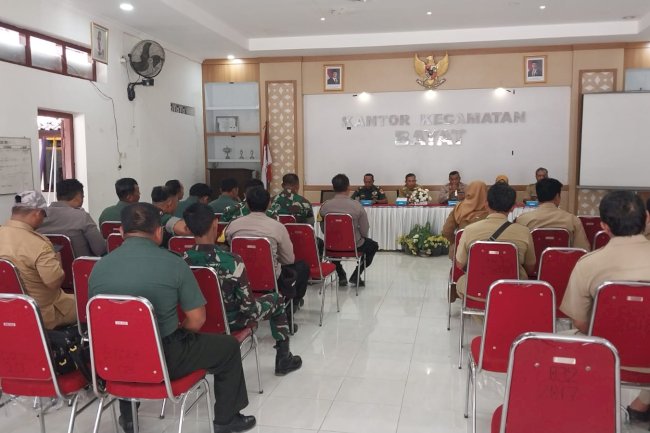 Apel Tiga Pilar di Kecamatan Bayat, Wujud Sinergi Pemerintahan, TNI, dan Polri