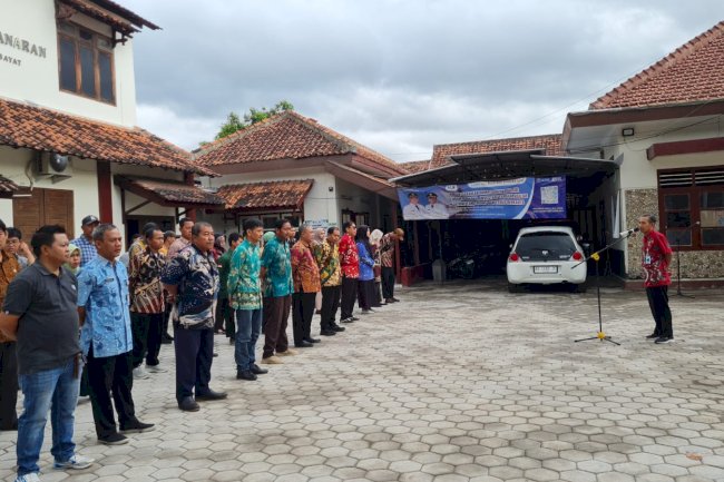 Kegiatan Apel Pagi di Kecamatan Bayat