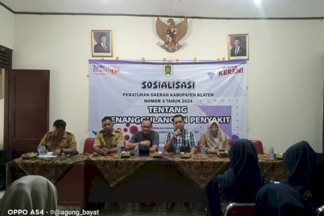 Sosialisasi Peraturan Daerah Kabupaten Klaten Nomor 4 Tahun 2024 Tentang Penanggulangan Penyakit Di Desa Tegalrejo