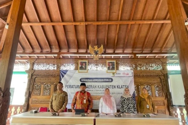 Sosialisasi Perda Kabupaten Klaten Nomor 1 Tahun 2023 tentang Penyelenggaraan Perizinan Berusaha Digelar di Desa Dukuh, Krikilan, dan Jotangan
