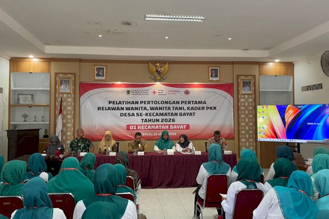 Kecamatan Bayat Gelar Pelatihan Pertolongan Pertama bagi Relawan Wanita Kader TP PKK Desa