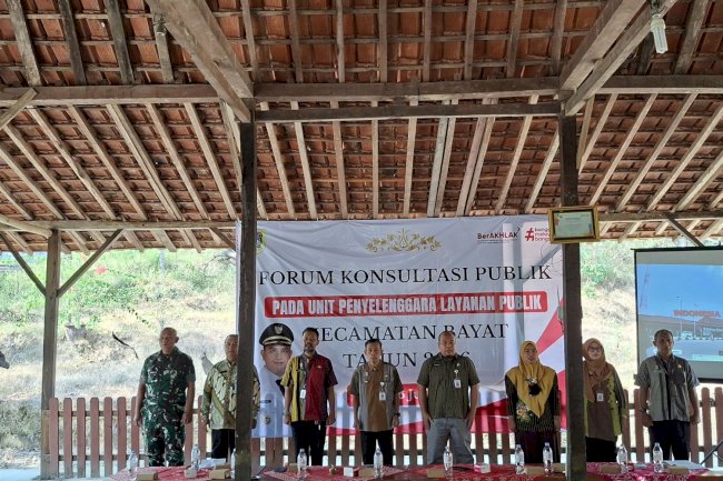 Kecamatan Bayat Gelar Forum Konsultasi Publik Tahun 2026 untuk Tingkatkan Kualitas Pelayanan
