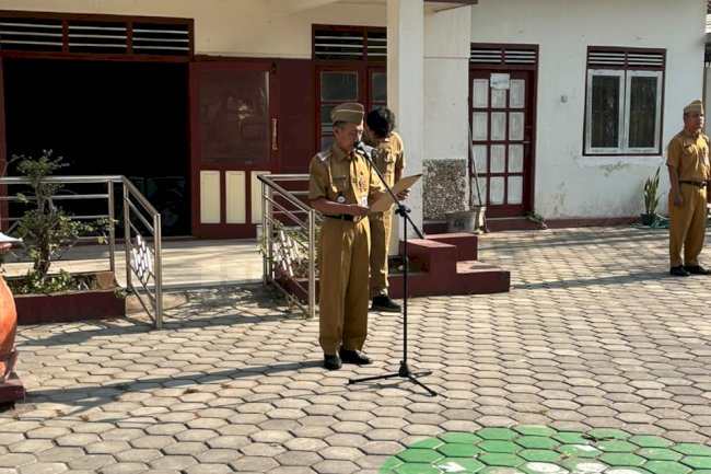 Apel Pagi Senin, Kecamatan Bayat Perkuat Disiplin dan Koordinasi