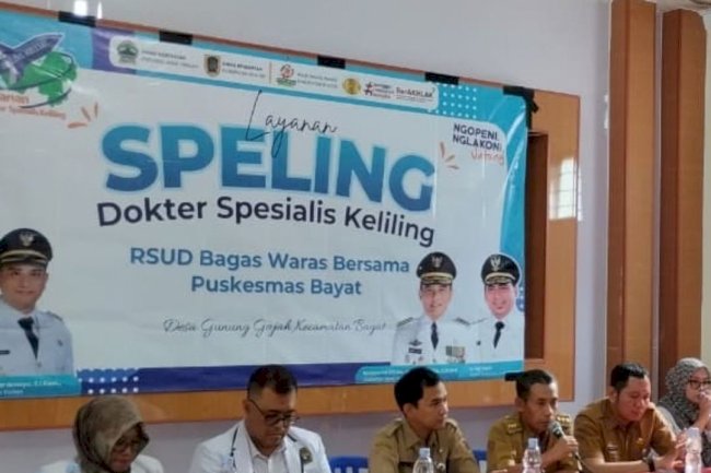 Layanan SPELING (Dokter Spesialis Keliling) Hadir di Desa Gununggajah Kecamatan Bayat