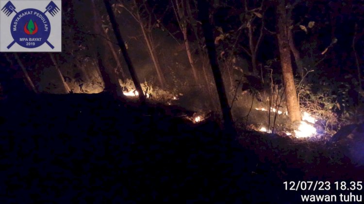 PENANGANAN KARHUTLA DI DUKUH WINONG DESA KRAKITAN KECAMATAN BAYAT