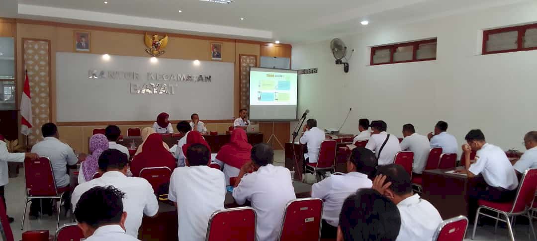 SOSIALISASI ANTIKORUPSI OLEH PERANGKAT DAERAH KEPADA PIHAK INTERNAL DAN EXTERNAL DI KECAMATAN BAYAT