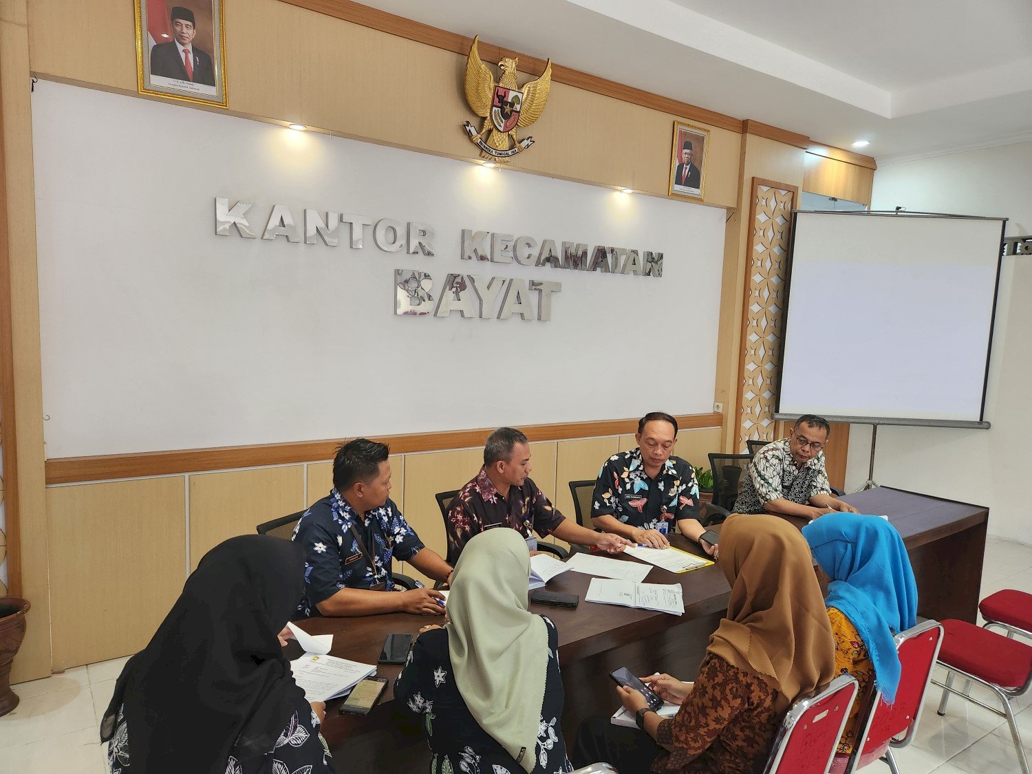 Rapat Koordinasi Kinerja Kecamatan Bayat 