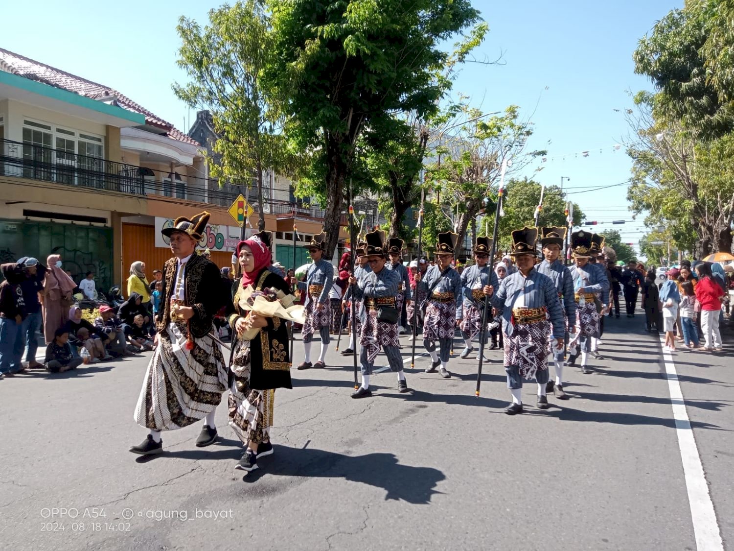 Karnaval Budaya Dalam Rangka Hari Ulang Tahun (HUT) ke- 79 RI di Jalan Pemuda Klaten