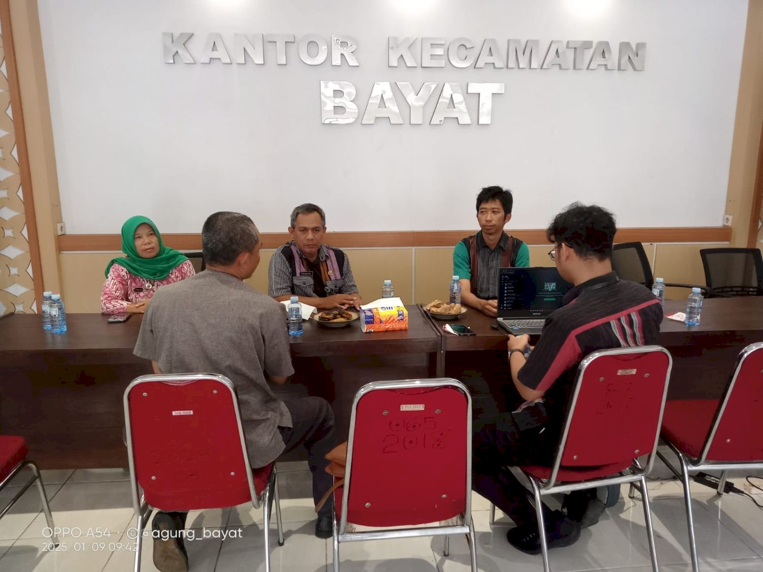 Pendampingan Peningkatan Kualitas Website Kecamatan Bayat oleh Diskominfo Kabupaten Klaten