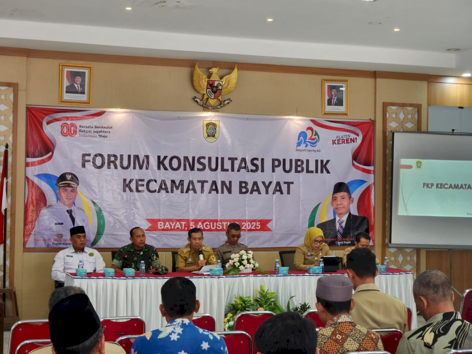 Forum Konsultasi Publik Kecamatan Bayat Tahun 2025