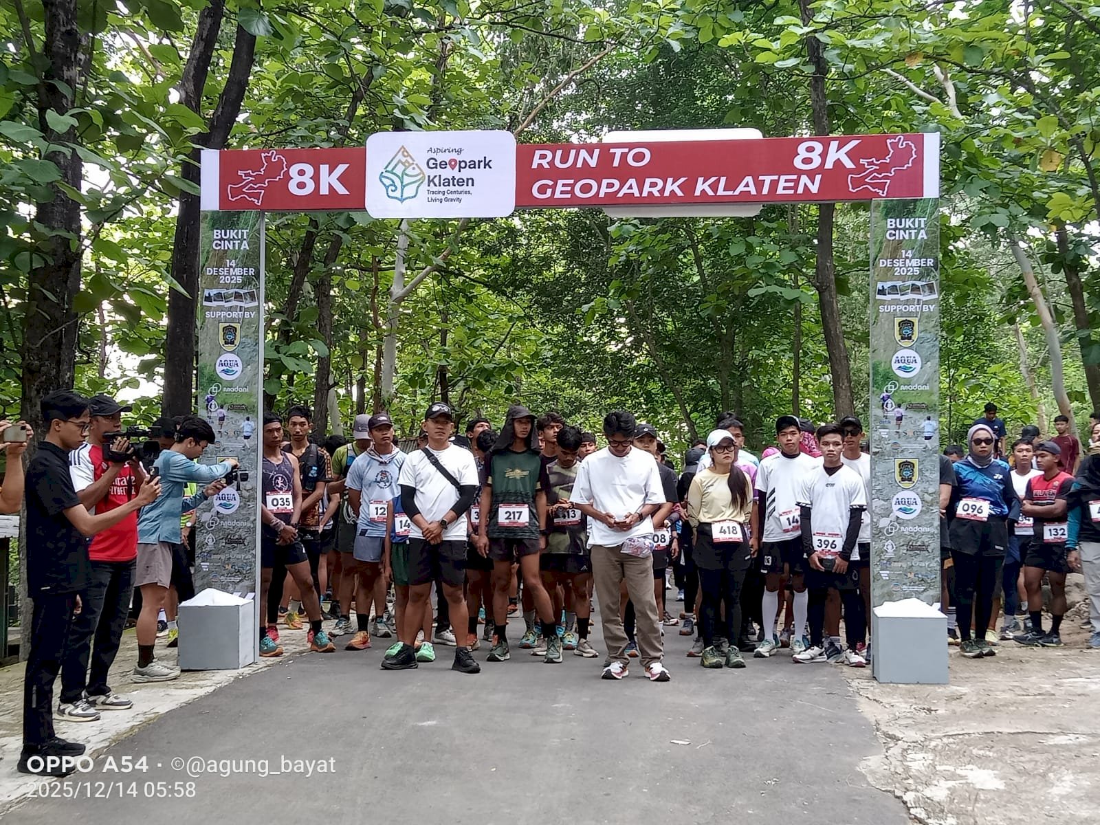 Run To Geopark Klaten Meriahkan Kawasan Wisata Bukit Cinta Watu Prahu Bayat